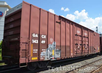 Car/wagon GACX14349 right side / coté droit